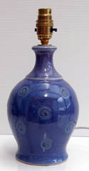 Lavender Small Lamp Bandon Pottery